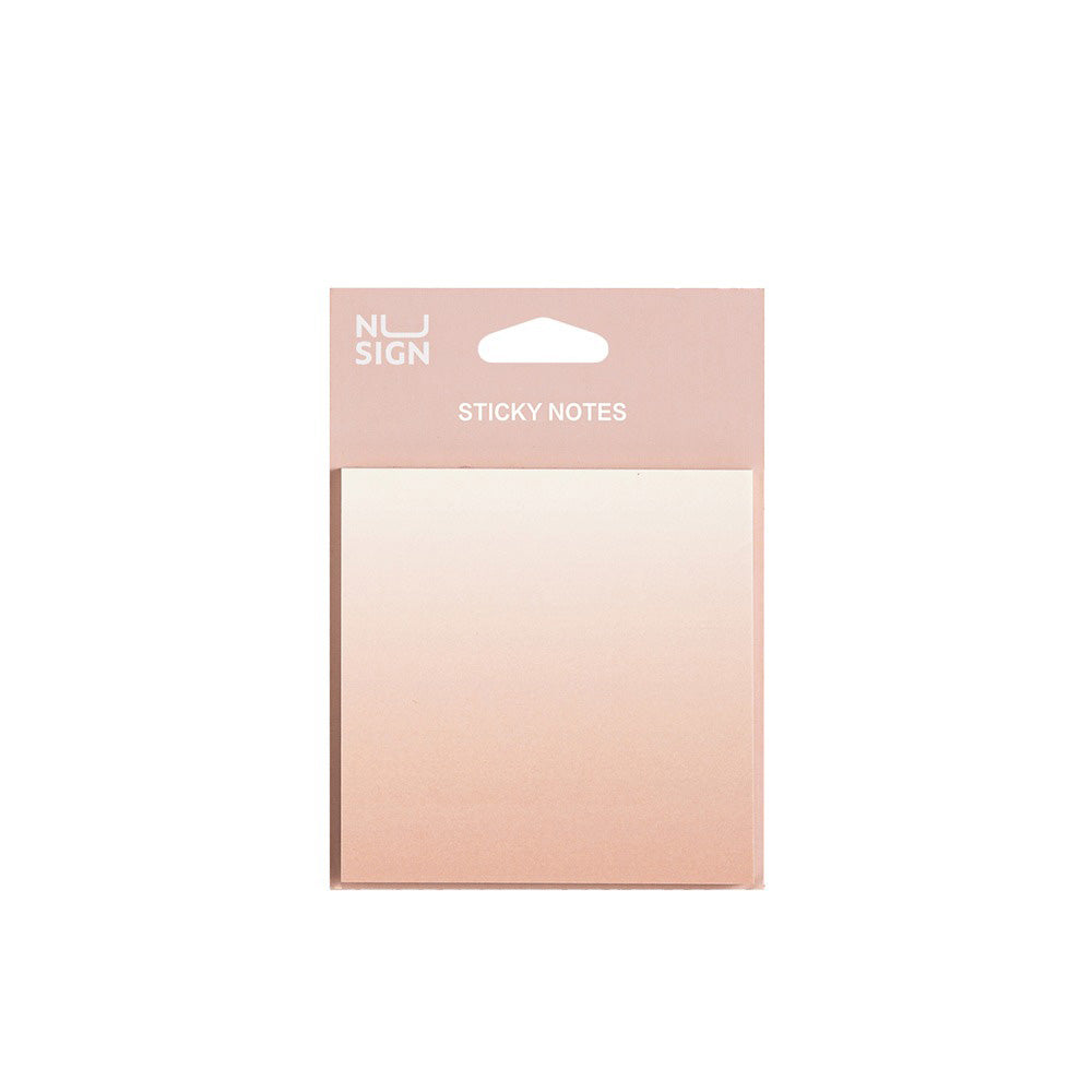 Deli Αυτοκόλλητα Χαρτάκια Σημειώσεων 60Φ Όμπρε Blister 74x74mm Nusign Ροζ